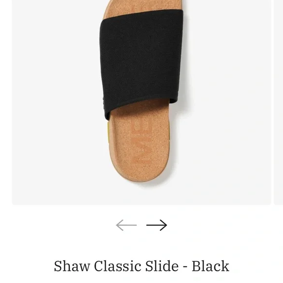 NWT Message Shaw Classic Slide BLACK 37 - Picture 5 of 5